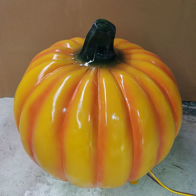 Halloween Light Emitting Diode Pumpkin Lantern Novelty Outdoor Festival  Giant Light  Diode  Lantern Christmas 3D Art Statue