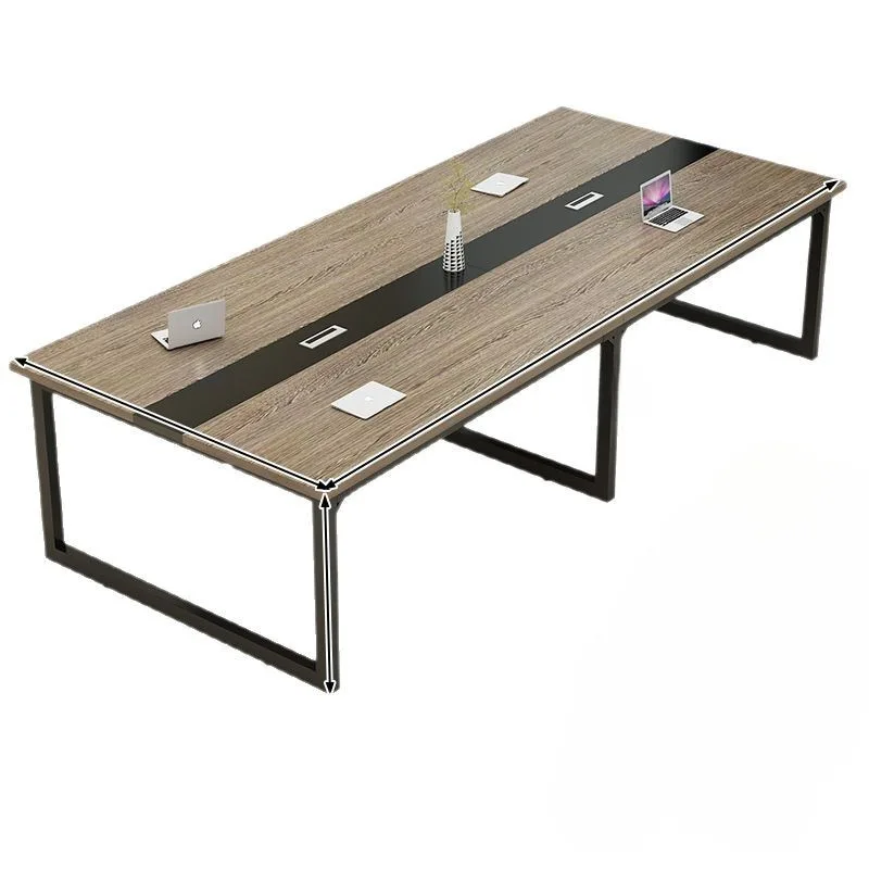 

Conference long table Modern simple small conference room chair Rectangle strip workbench Desk