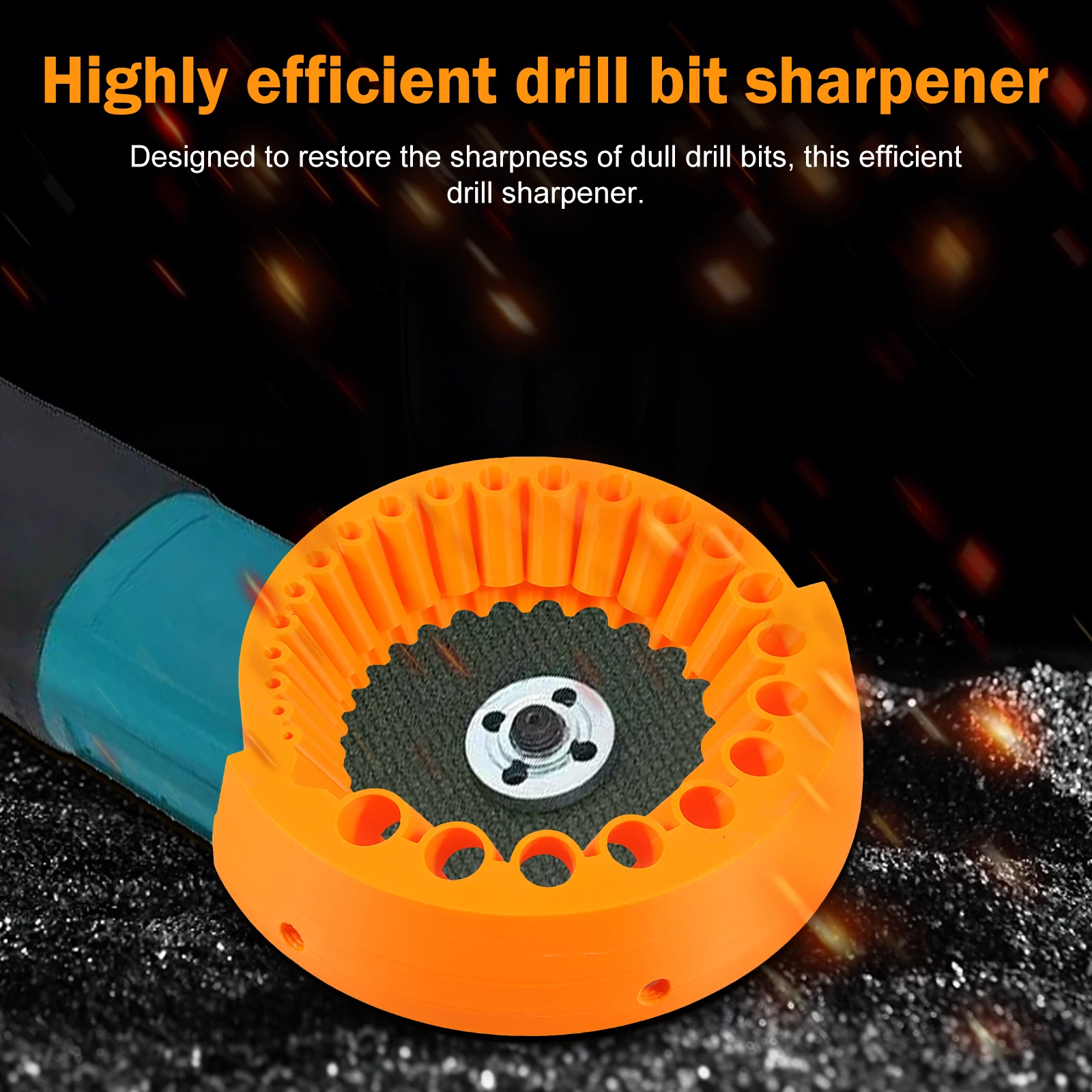 Ulepszona ostrzałka do wierteł do szlifierki 125 mm Uniwersalna szlifierka do starych wierteł do wierteł od 2 do 13 mm