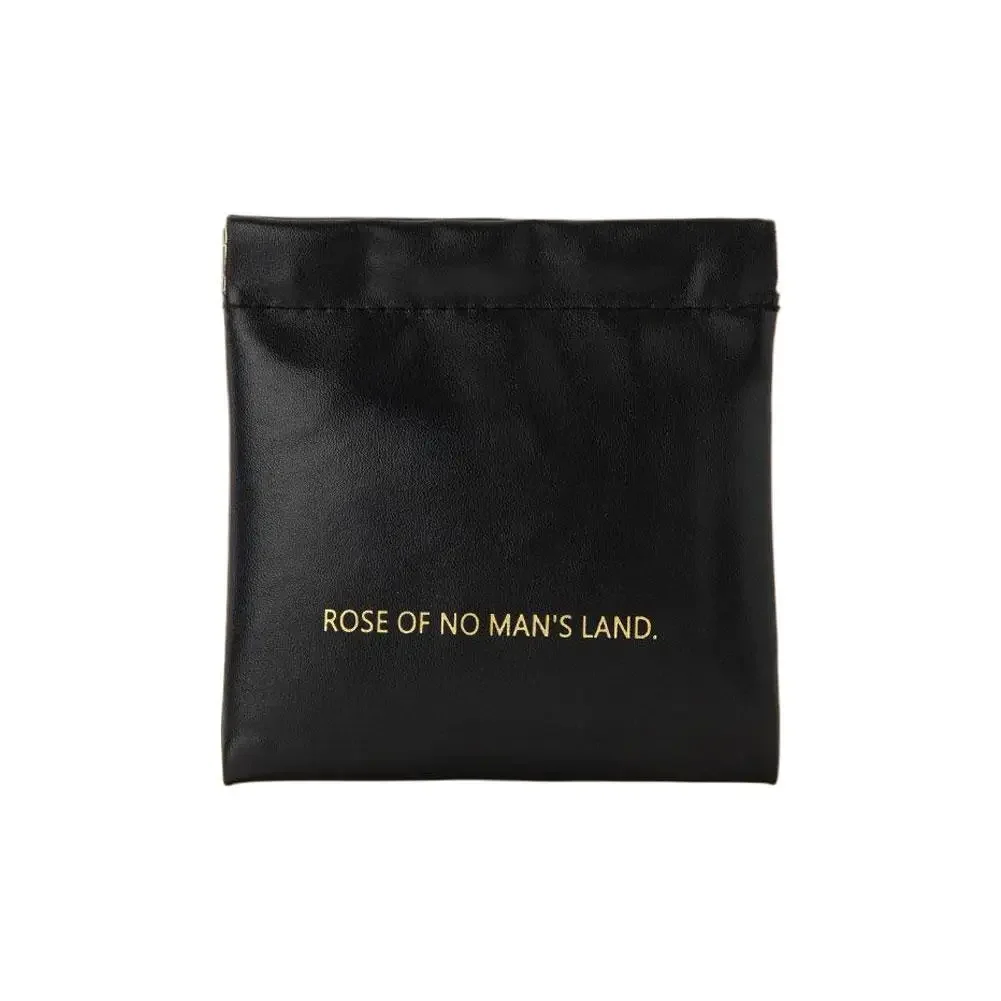 Portable Pu Leather Makeup Pouch Small Self-closing Storage Bag_voghion.com