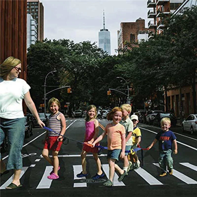 Cordes de marche pour enfants, pour garderie préscolaire, poignées colorées d'extérieur, pour jusqu'à 12 enfants, 2 enseignants, B78B-3X