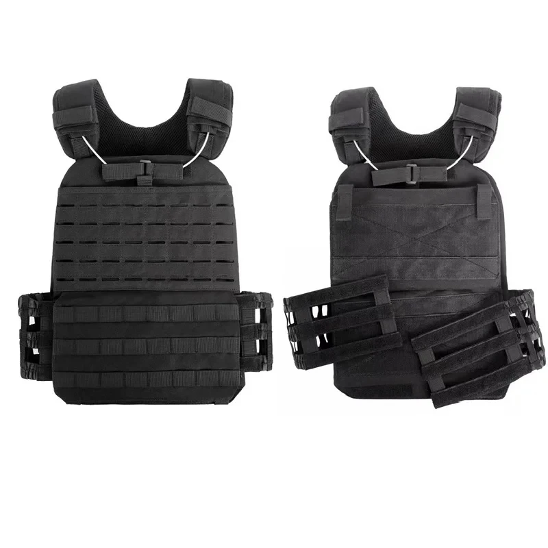 Plate Carrier Body Combat Training Chest Rig Assault Vest Equipment Sport Vest Adjustable Exercise Lightweight Load Bearing Vest