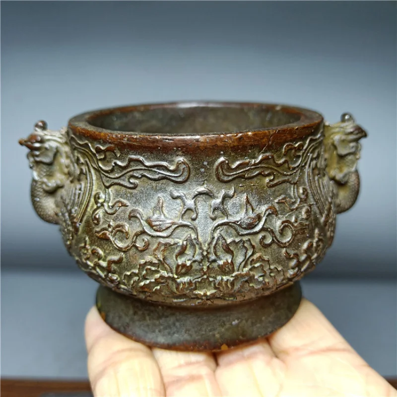 

Supply Antique Miscellaneous Antique Old Crafts Crested Incense Burner Home Decoration