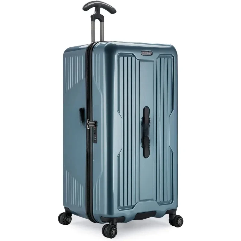 Hardside Spinner Trunk Luggage,Expandable, Teal