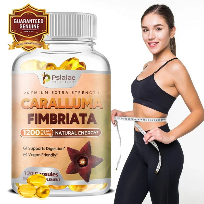Extracto puro de Caralluma Fimbriata altamente concentrado 1200 mg - Soporte de resistencia natural
