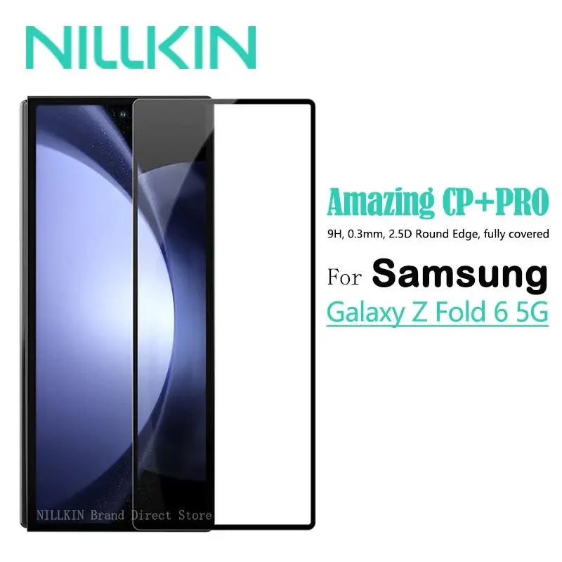 

Nillkin Tempered Glass Front Film for Samsung Galaxy Z Fold 6 5G, HD Clear Screen Protector, CP+PRO Tempered Film, Anti-Scratch