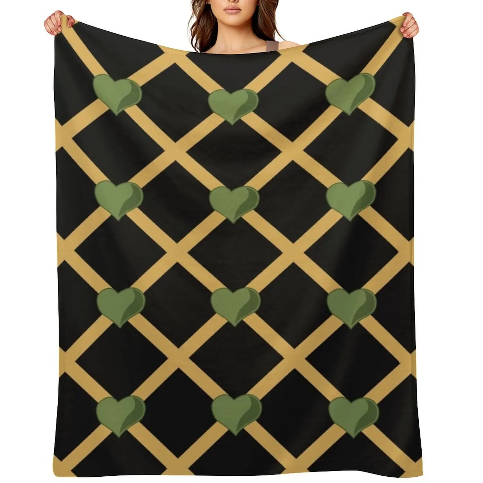 Dio Part 3 | JoJo Throw Blanket Bed Sofa Furry Sofa Throw Extra Large Throw bed plaid Blankets