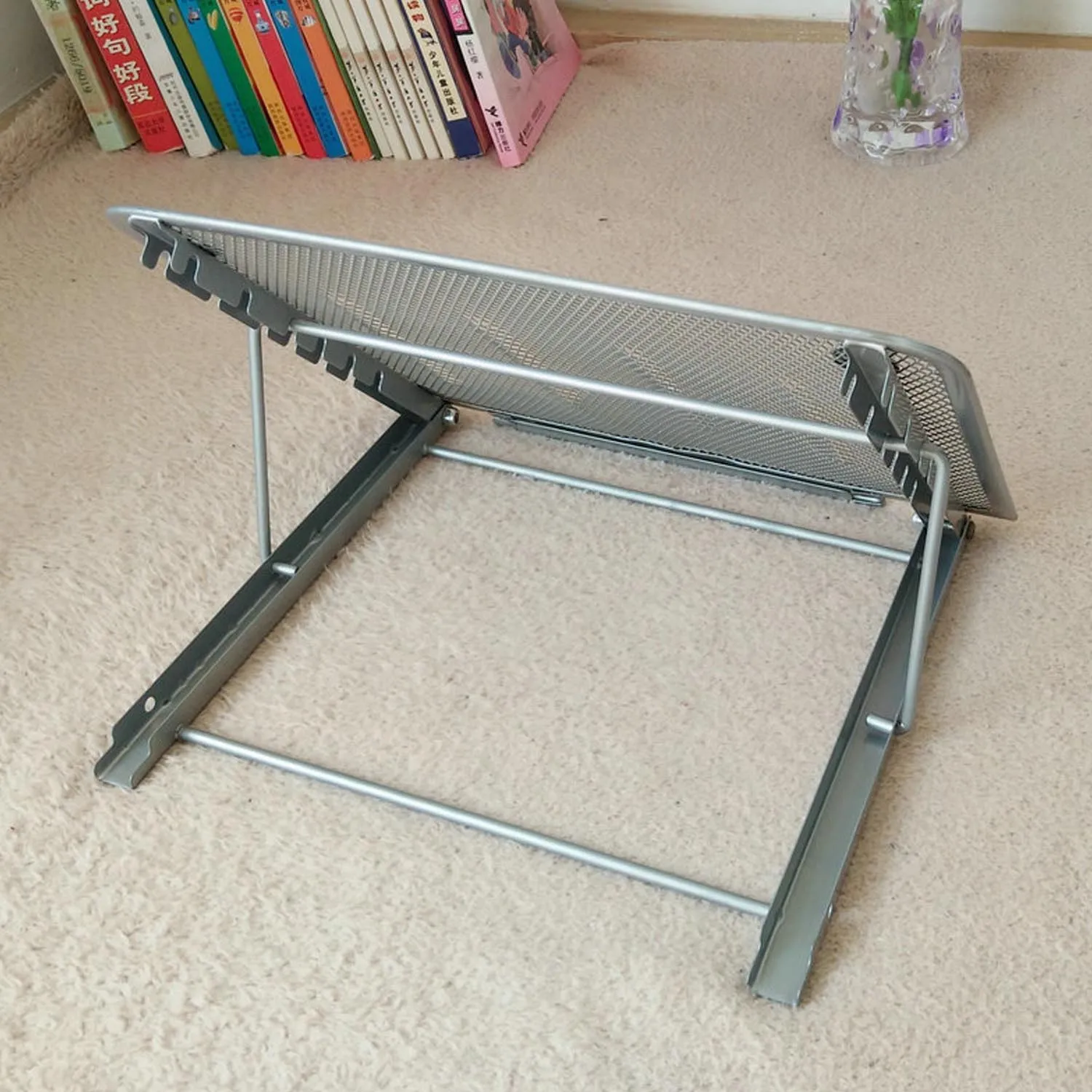 Portable Collapsible Laptop Cooling Bracket Adjustable Non Slip Stand Holder for iPad MacBook Notebook Computer Tablet