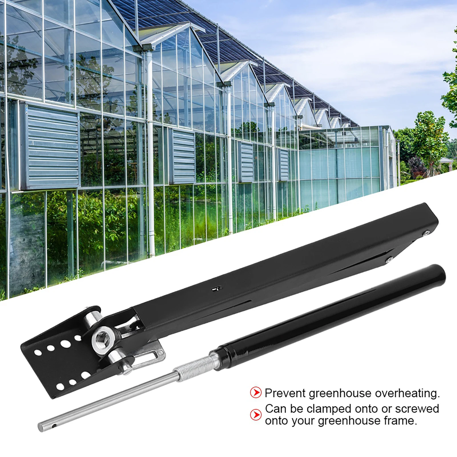 Greenhouse Window Opener Vent High Quality Aluminum Alloy Material Autovent Solar Heat Sensitive Automatic Greenhouses Roof