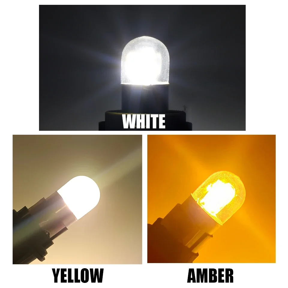 Glass COB R10w R5w Led 1156 Car Light  Ba15s Bau15s G18.5 T16 Motorcycle Auto Signal Lamp Bulb Vehicel Accessory 12V White