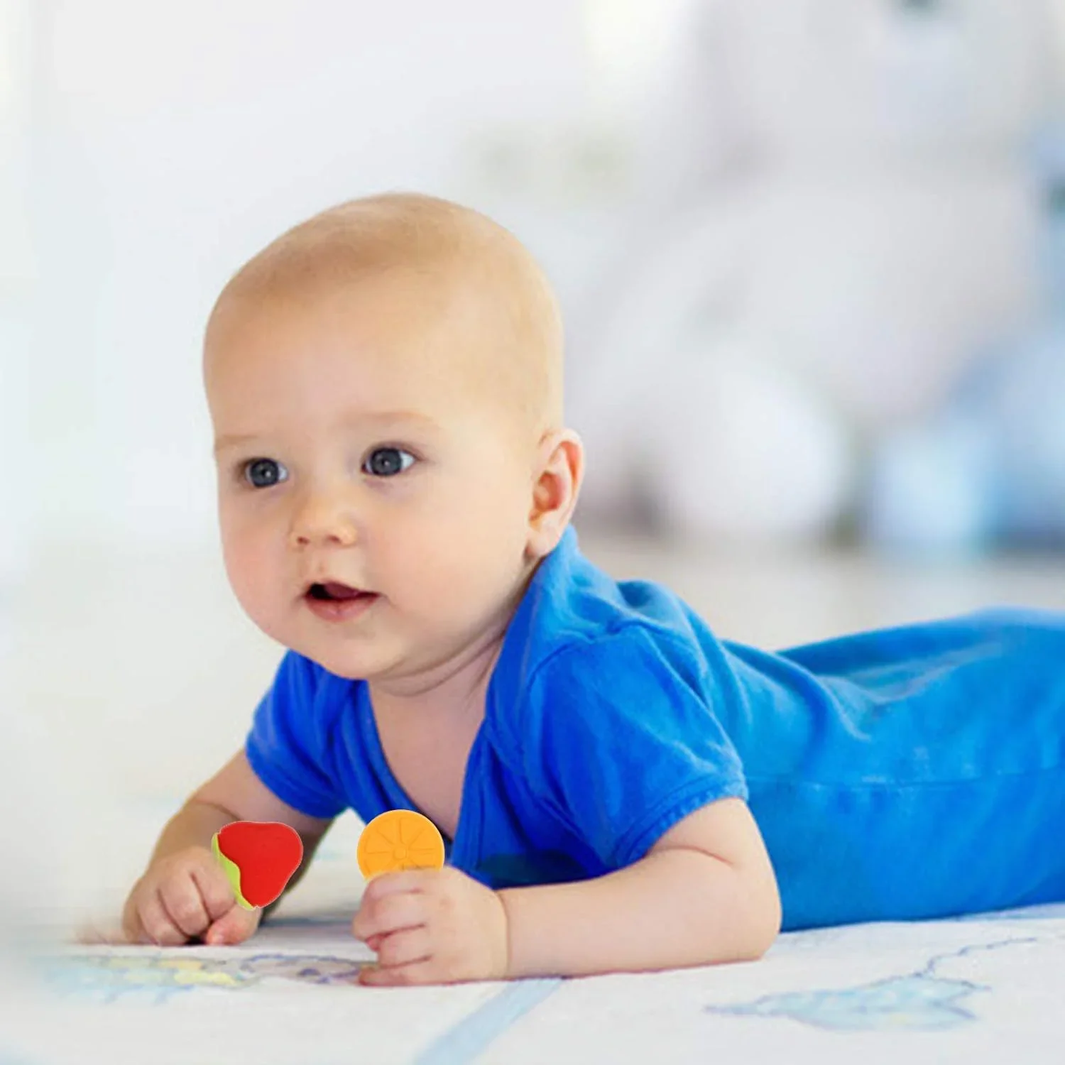 Dentizione Giocattolo Del Bambino Massaggiagengive In Silicone per I Denti Neonati Accessori Neonato Frutta Succhiare Giocattoli Da Masticare Per Il Neonato BPA-Fre Regalo