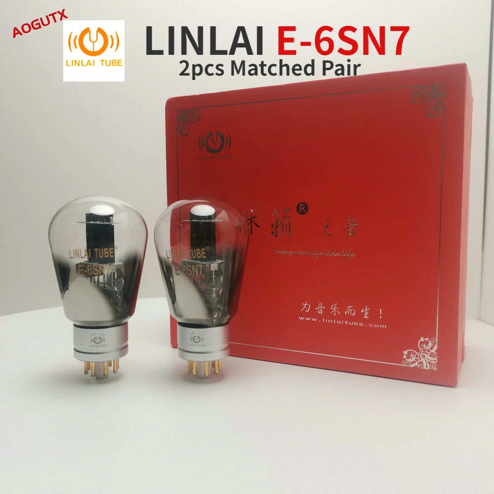 

Aogutx LINLAI E-6SN7 Vacuum Tube Audio Valve Replace 6SN7 6H8C 6N8P/CV181 5692 Electronic Tube Amplifier HIFI Audio Amplifier