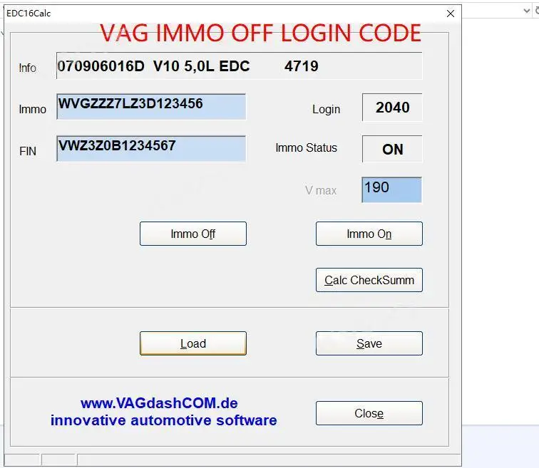 ImmoTool V1.5 + PSA ENGINE ECU CODE + VAG EDC15 EDC16 PIN & IMMO OFF  Bypass Immobilizer for EEPROM Disable Immo in PSA EDC15