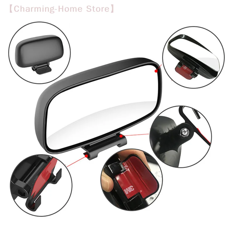 【M】Car Blind Spot Mirror Adjustable Convex Rearview Mirror Wide Angle Mirror For Safety Parking Car Mirror