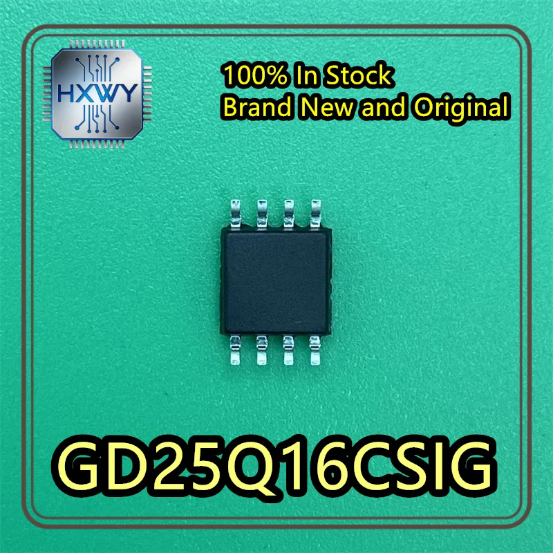 (3/10 pcs) GD25Q16CSIG  25Q16CSIG  SOP8 package  100% brand new IC chip  integrated circuit  fast dispatch, genuine product