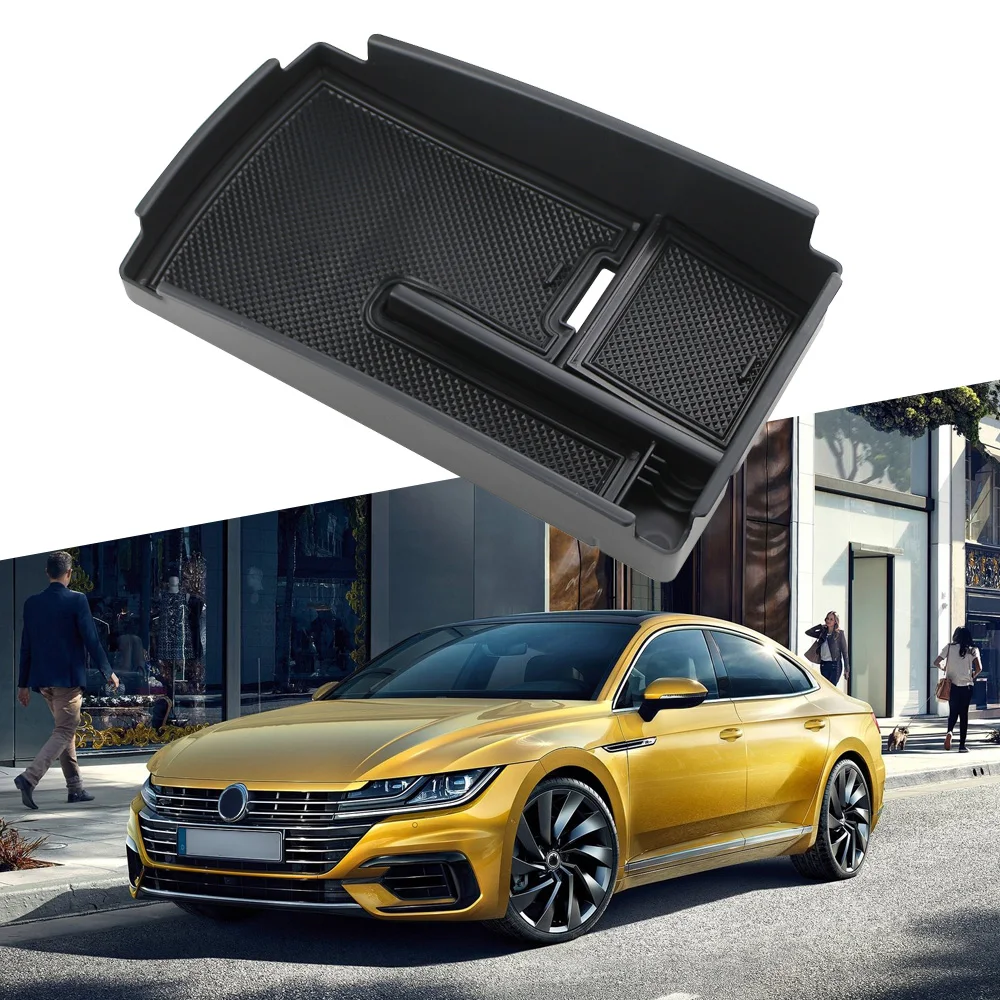 

Автомобильный центральный подлокотник для хранения для Volkswagen VW CC Passat B6 B7 2006-2015, держатель контейнера из АБС-пластика, аксессуары для интерьера