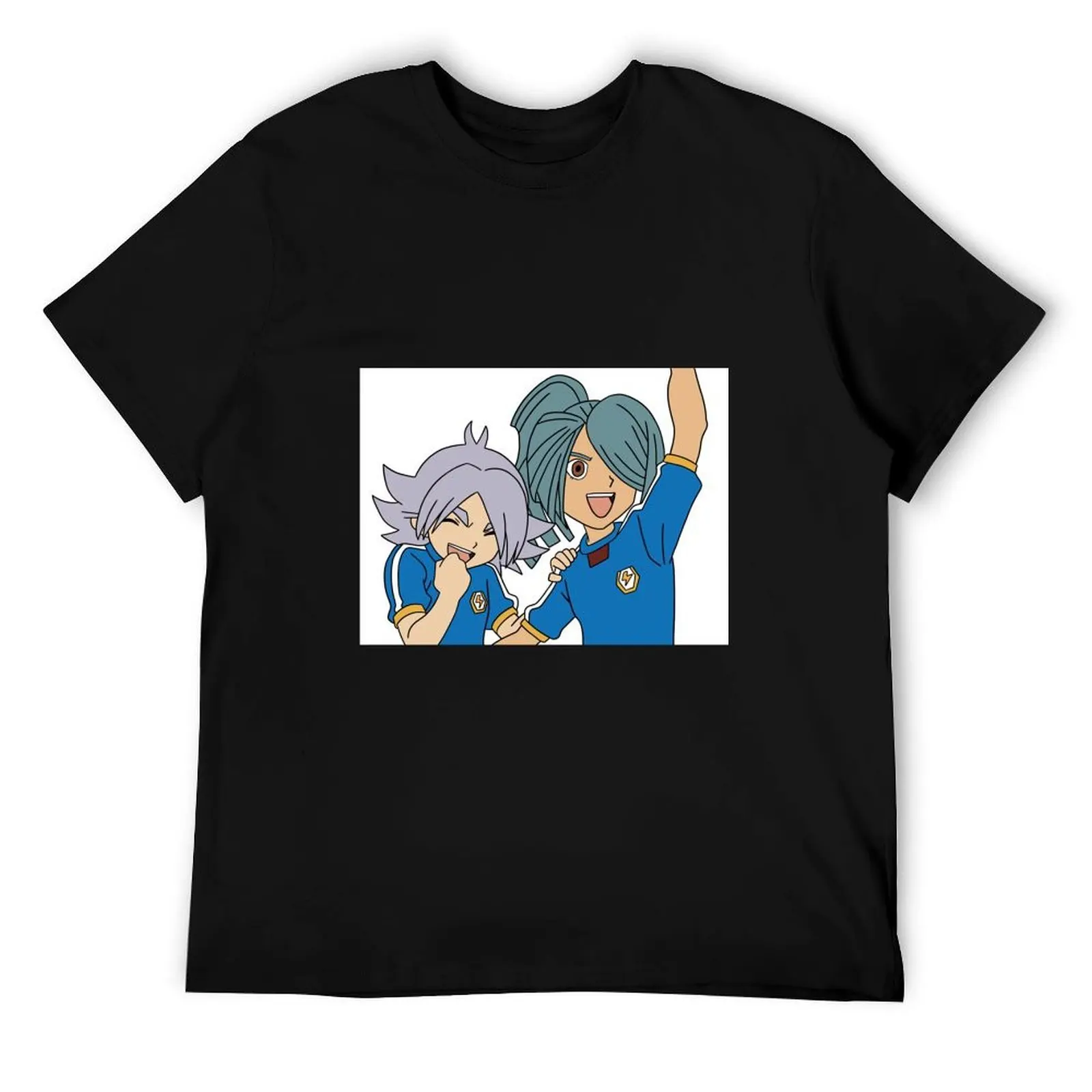 

Inazuma Eleven Fubuki and Kazemaru Sticker T-Shirt t shirts for man pack cotton t shirts for man cotton funny T-Shirt
