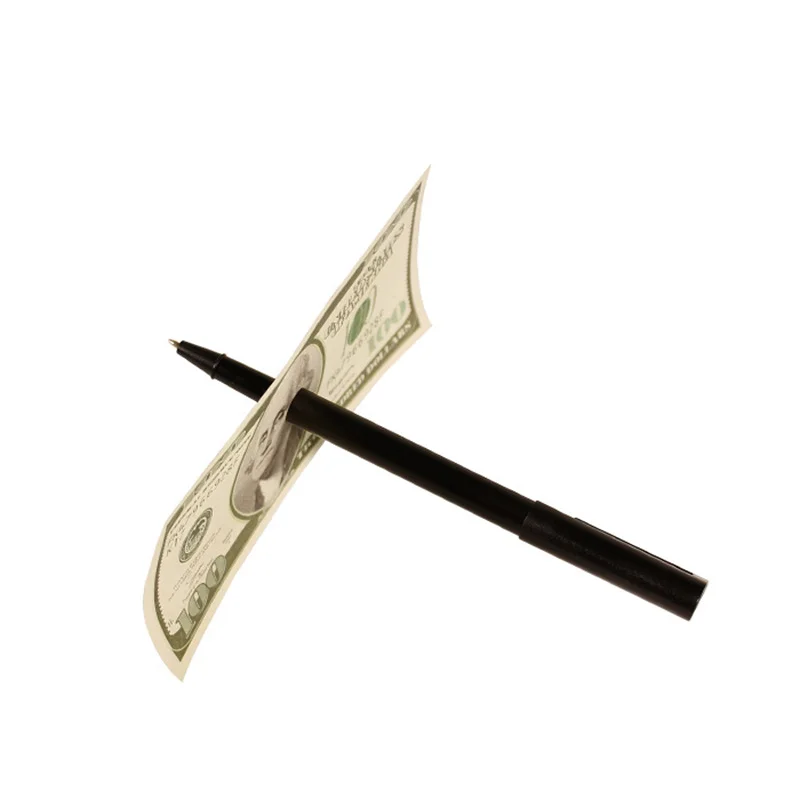 Pen Through Bill Magic Tricks Deluxe Pen Penetration by Kupper Magia Magician Close Up Street Illusions Gimmicks Mentalism Props