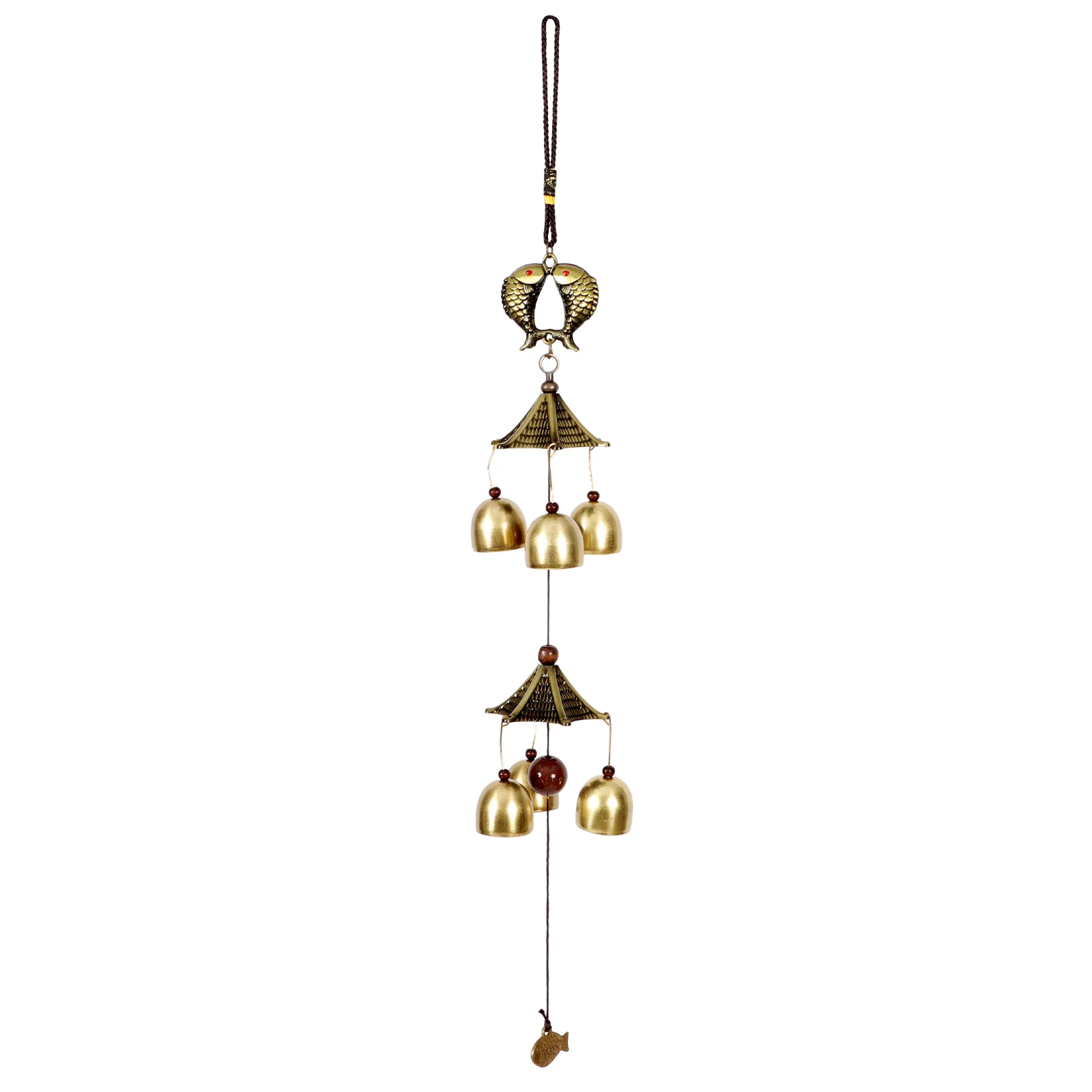 

Pisces Wind Bell Traditional Japanese Chime Metal Chimes for outside Garden Hanging Ornaments Decorative Japanese-style