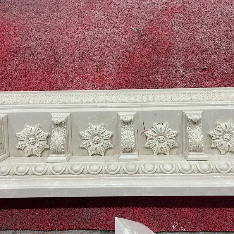 Factory price Carving molding line Natural marble decorative wall European pattern decoration
