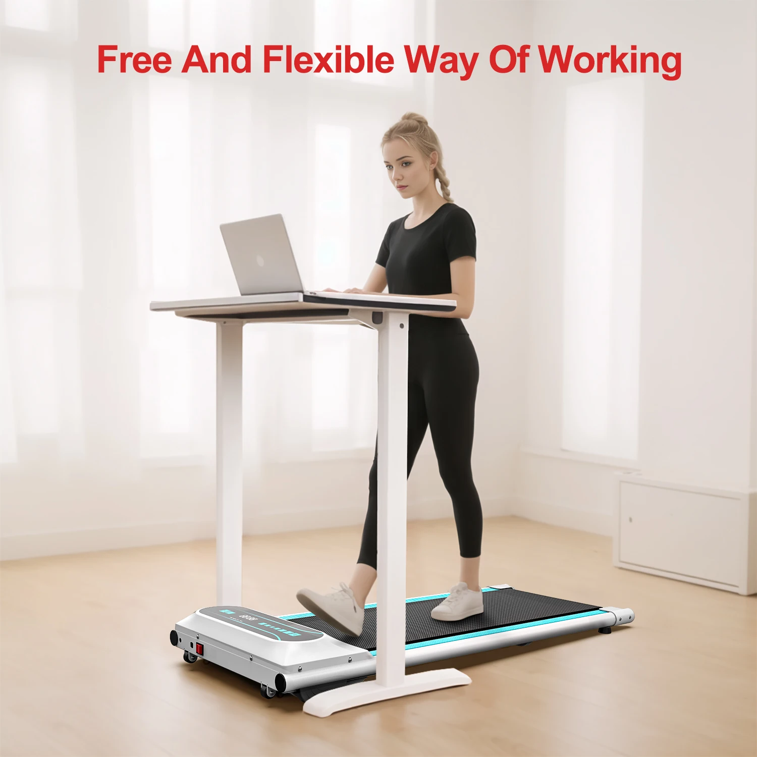 

High Quality Home Gym Folding Walking Pad Treadmill Household Equipment 2025