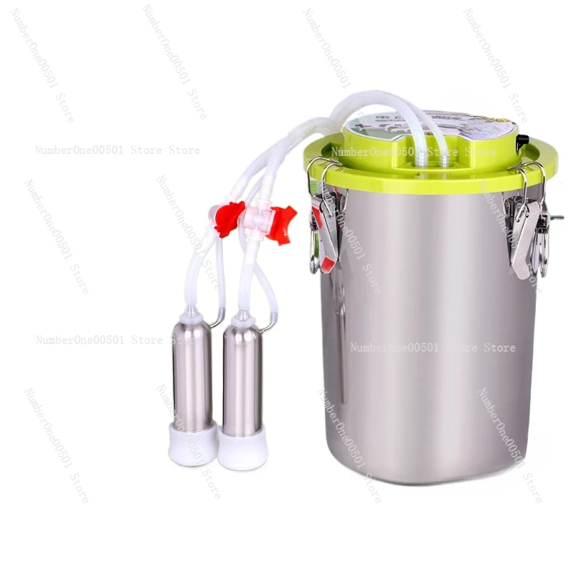 

Integrated Cow and Sheep Electric Pulse Milking Machine Cow and Goat 8L 12L 16L Stainless Steel Rechargeable Milking Artifact