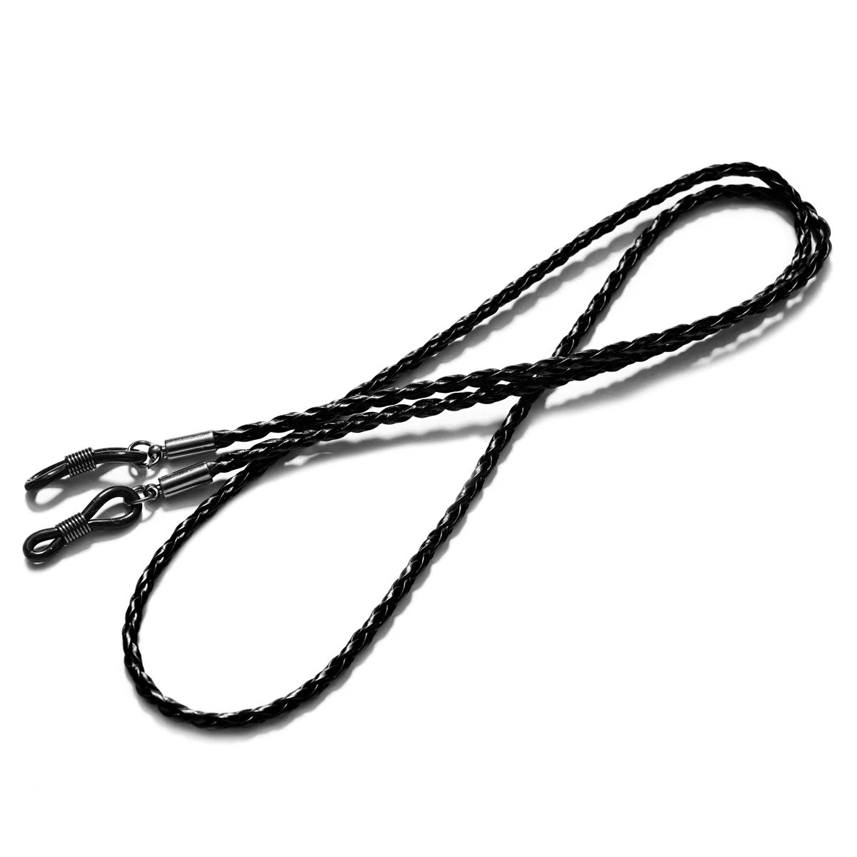 1ps Braided Leather Glasses Strap - Non-Slip Sunglasses Chain for Sports & Outdoor Activities Non-Slip glasses Lanyard Strap