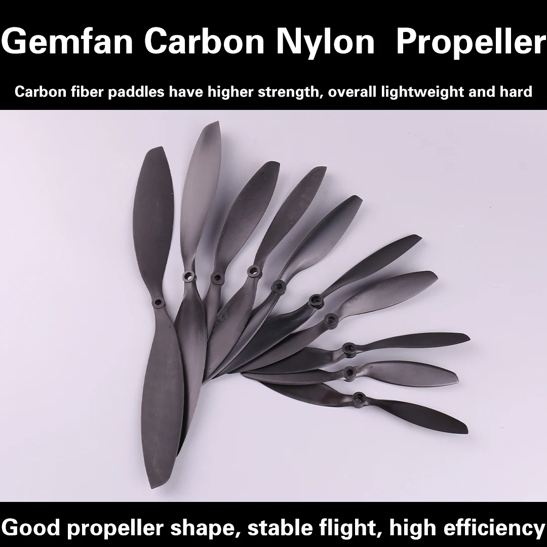 Gorący nowy nabytek 1 para Gemfan Carbon Nylon CW/CCW łopaty śmigła Prop dla RC Quadcopter 8038 9047 1045 1147 1447