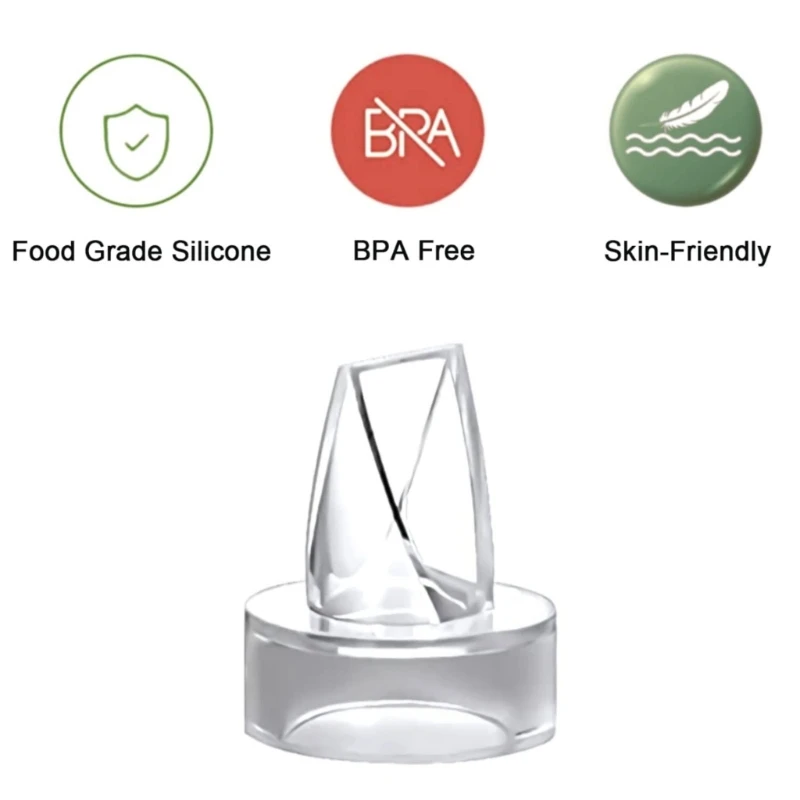 Silicone Valves for S9/S12 Breast Pump Prevent Backflow Replacement Duckbill Valves for Breast Pump Simple Installation