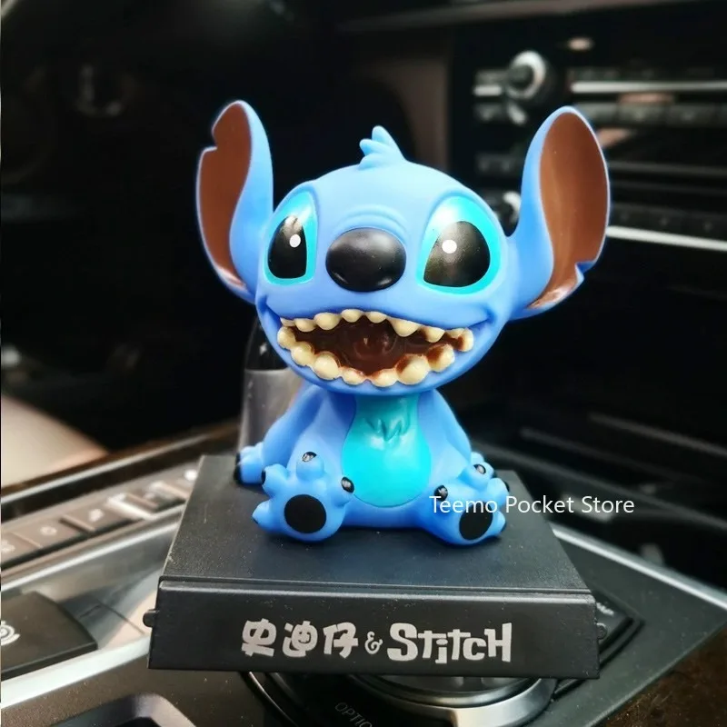 Лило и Стич Disney Bobblehead автомобильные украшения мультфильм аниме аксессуары для персонажей украшения для кукол оптовая продажа Kawaii игрушки