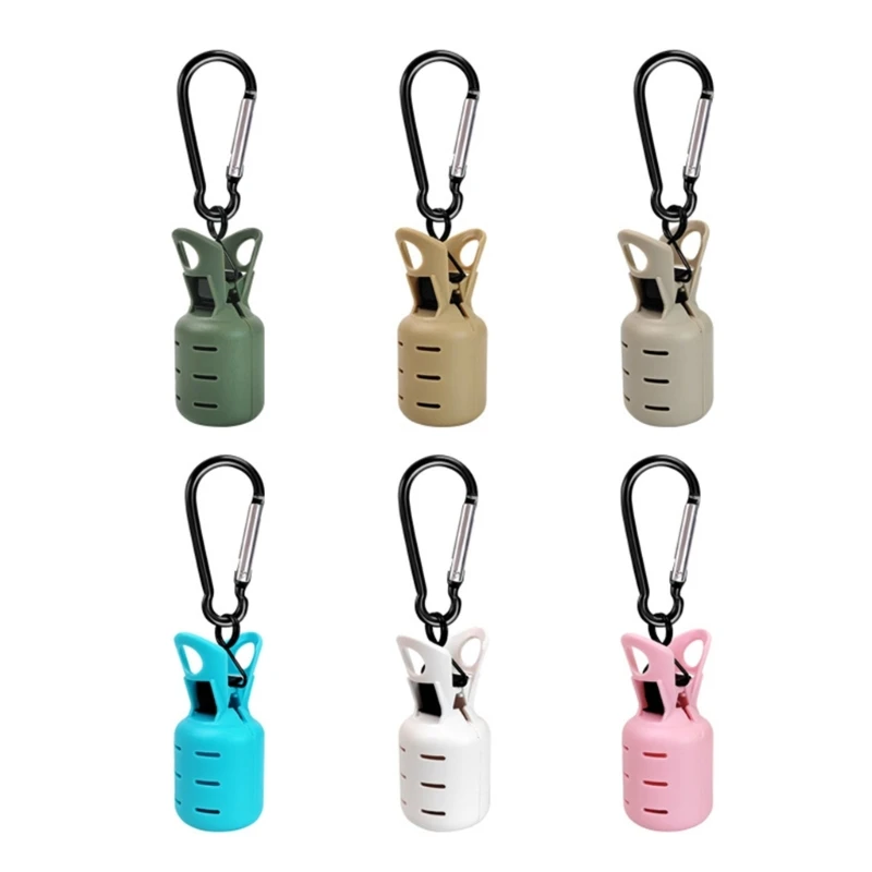 6Pcs Squid Jig Protector with Carabiner Fishing Hook Cover Umbrella Fishing Lure Protective Caps Case Box