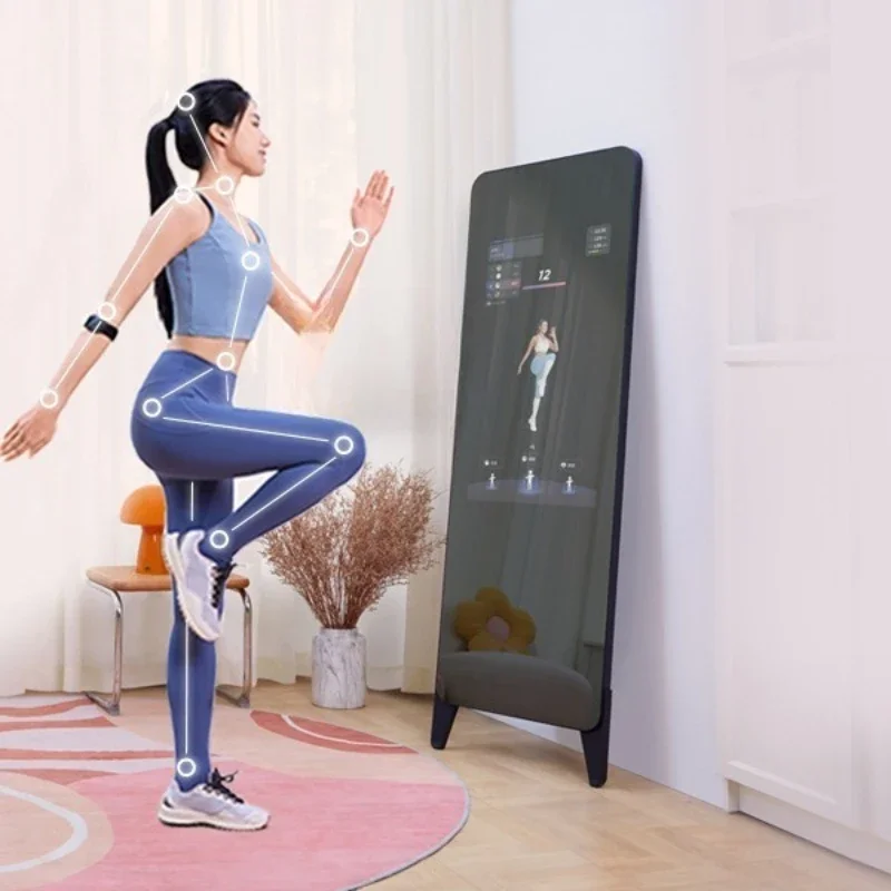

Smart fitness mirror exercise sing K dance weight loss AI private yoga mirror