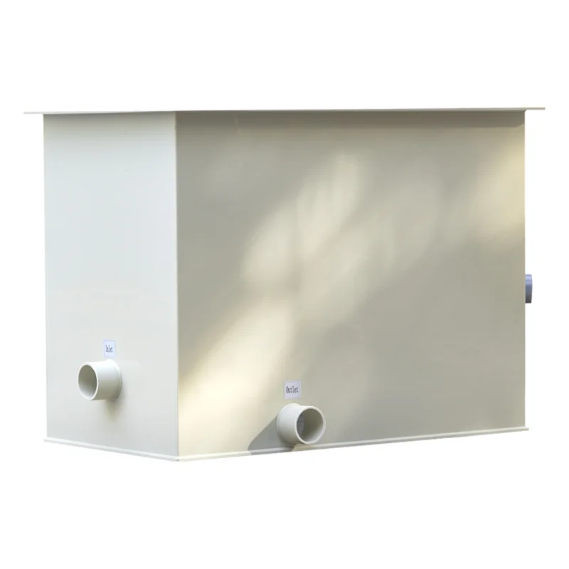 20m3/h Gravity Fed Inclined Screen Pond Filter Koi Fish Pond Sieve Filter Customizable Fish Pond Seive Filter Box
