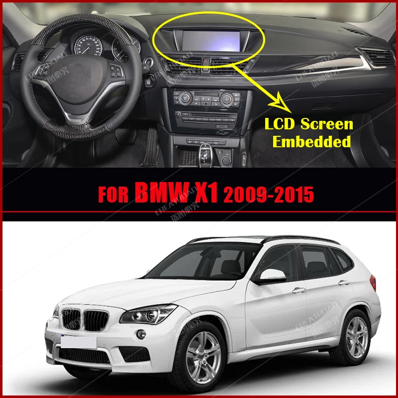 Custom Carbon Fibre style Floor Mats For BMW X1 E84 2009-2015 10 11 12 13 14 Foot Carpet Cover Automobile Interior Accessories