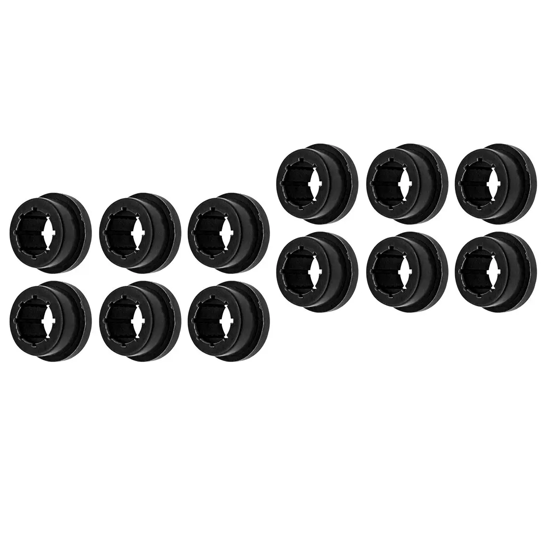 916-05-0095 12Pcs Black Car Lower Control Arm Bushing LCA Rear Camber Kit fit for Honda Civic Integra Acura