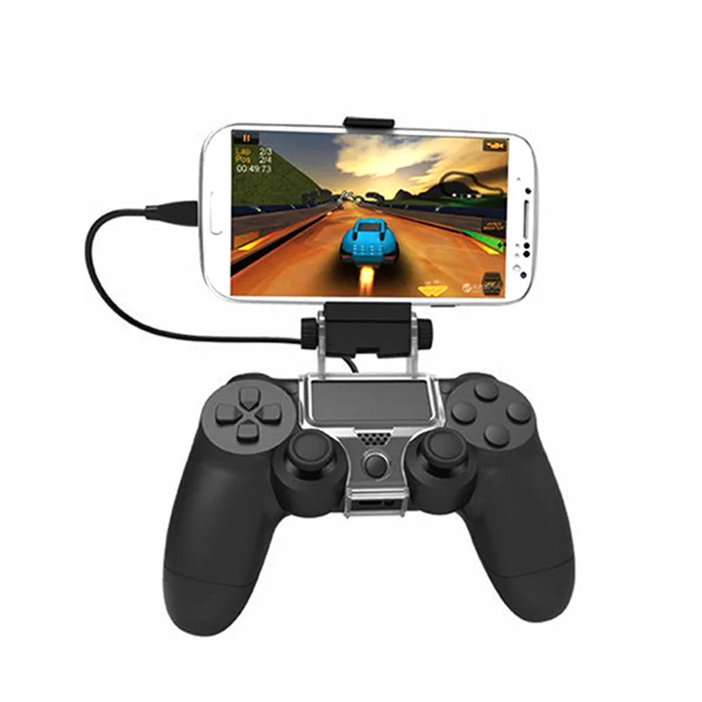 PS4 Accessories Smart Phone Clip Clamp Stand Bracket for PlayStation 4/Slim/Pro Dualshock 4 Controller Holder Joystick PS4 Mount