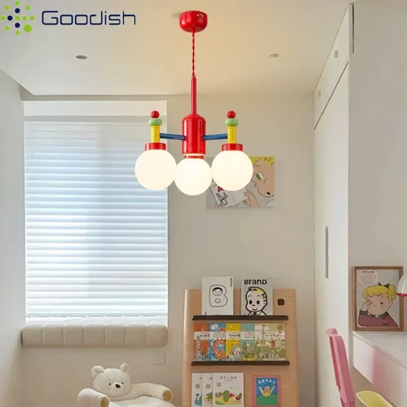 Modern Simplicity Nordic LED Pendant Lights Colorful Bubbles Beans Art Creative Lamps for Living Room Home Decoration Chandelier