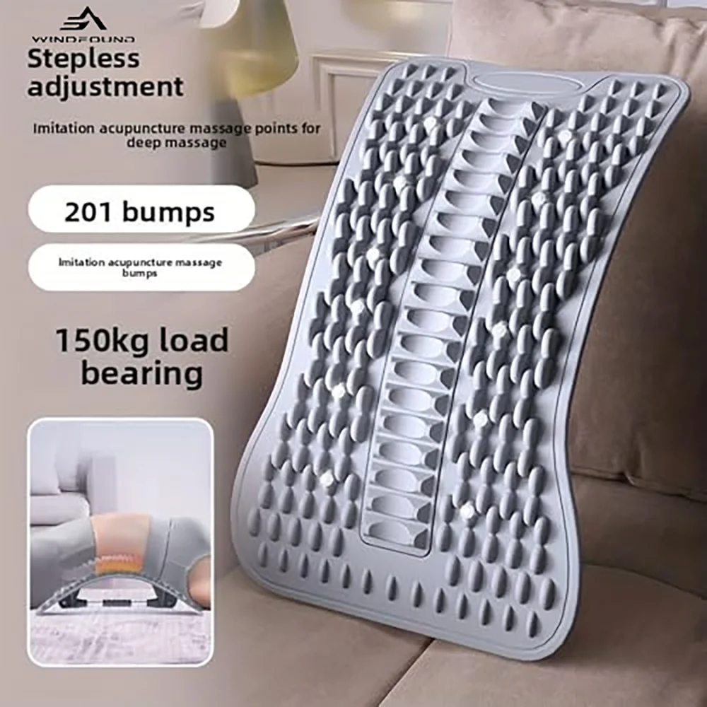 Upgraded Lumbar Support Stretcher Device, Back Massager Spine Corrector, 2026 New Pain Relief Relaxer for Men & Women