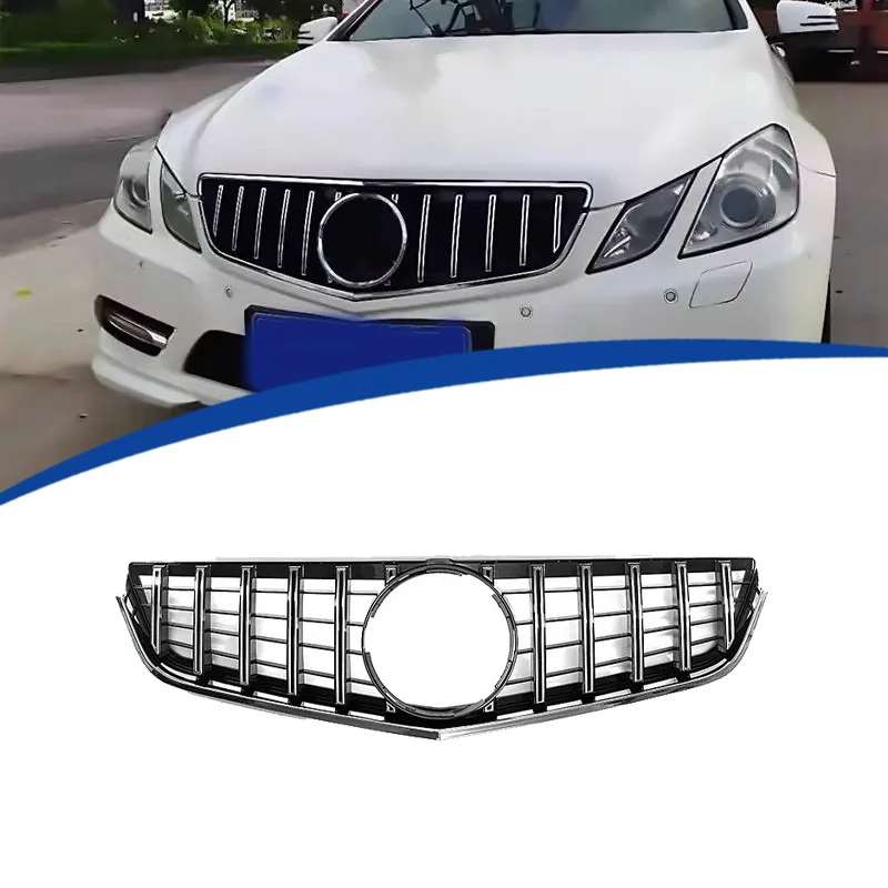 

AMG Style Front Grille Grill For Mercedes-Benz W207 E Coupe 2 Door 2010-12 E250 E300 E350 E500 E550 Upper Bumper Hood Mesh Grid