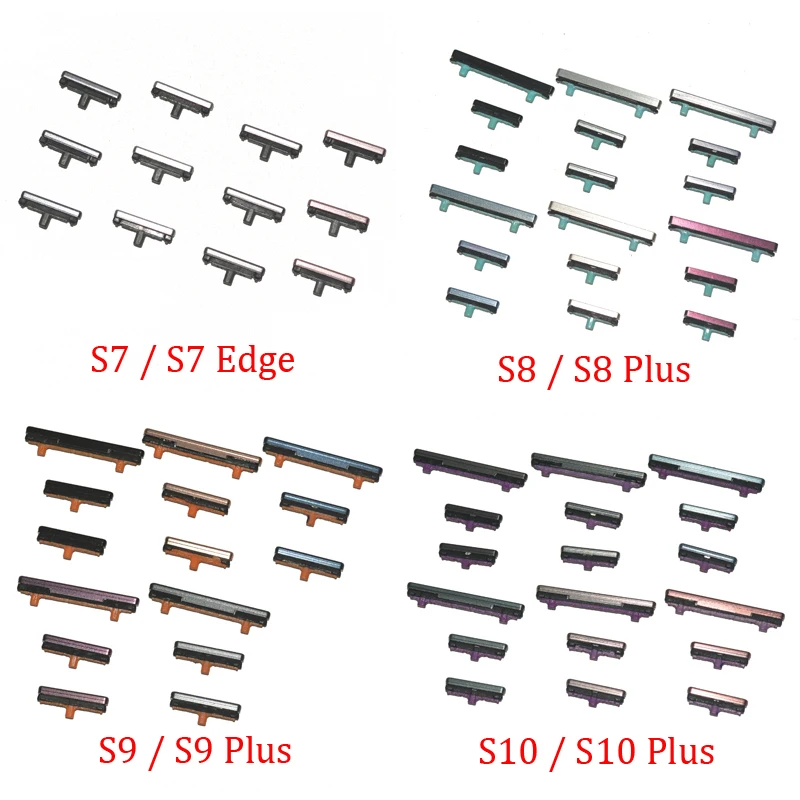 Pop Power Volume Button For Samsung Galaxy S8 S9 S10 Plus S7 Edge Phone New Housing Frame Chassis Bixby On Off Push Key