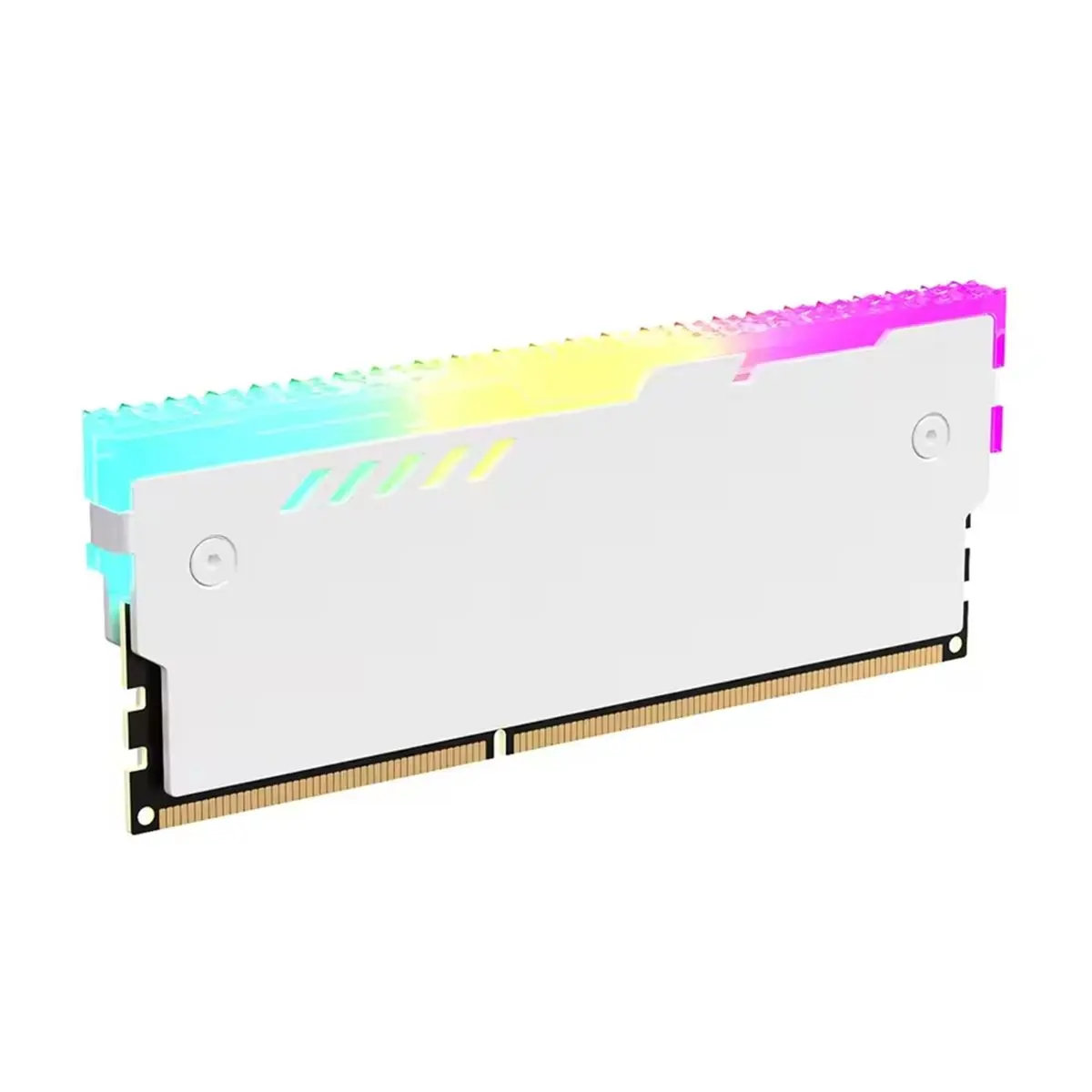 AA80 5V 3Pin RAM Heatsink Aura Sync DDR4 DDR3 Memory Heat Sink with Thermal Silicone Pad for Desktop Computer PC Memory White