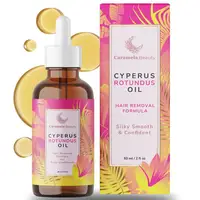 Caramela Beauty Cyperus Rotundus Oil para reducción permanente natural del cabello cuidado depilatorio aceite esencial