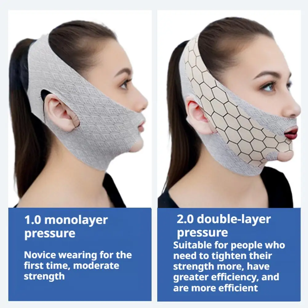 Women Face Slimming Bandage V Line Face Shaper Chin Cheek Lift Up Belt Anti Wrinkle Band Facial Massager Beauty Skin Care Tools