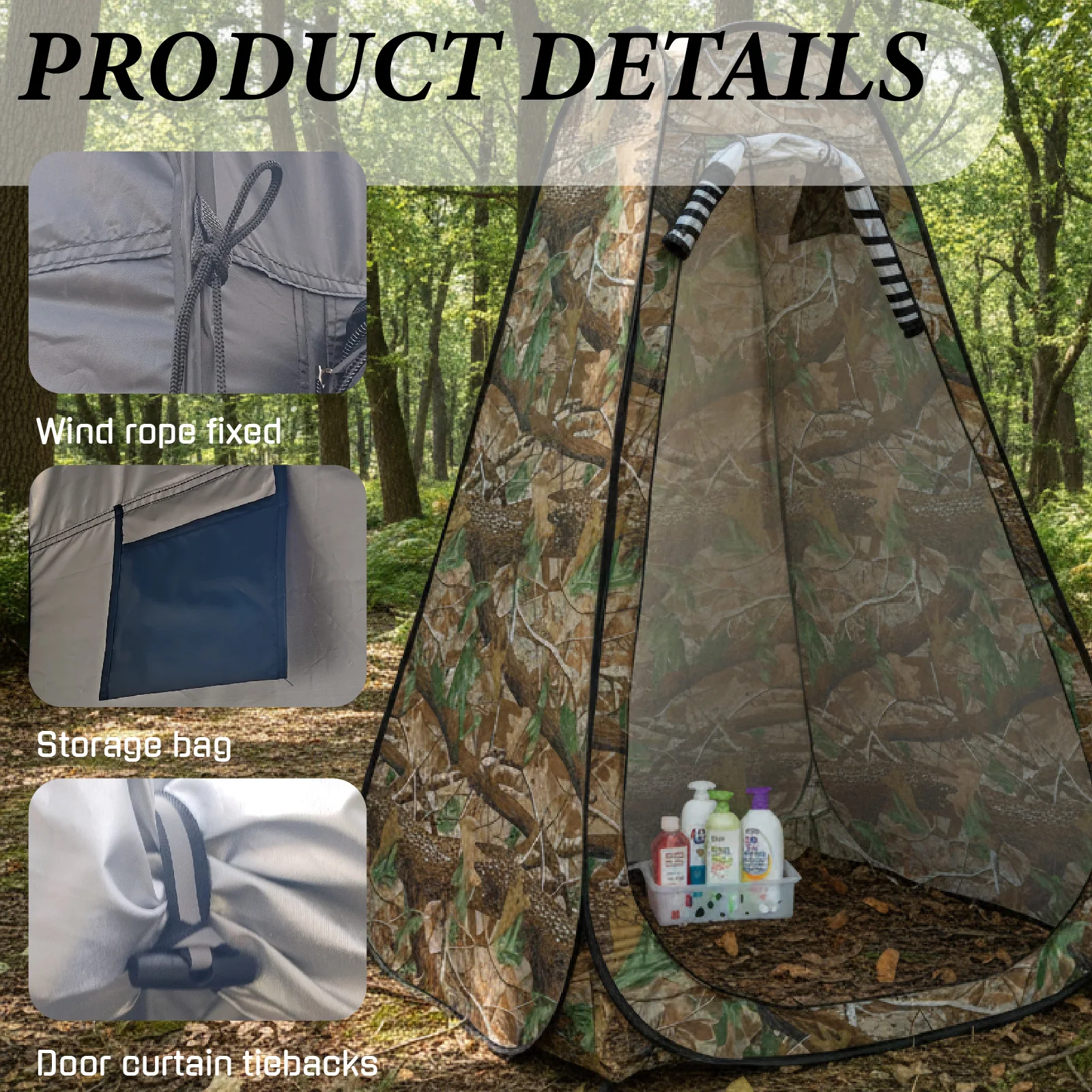 1Set Pop Up Shower Tent Easy t - Outdoor Camping Toilet Tent 评论和价格