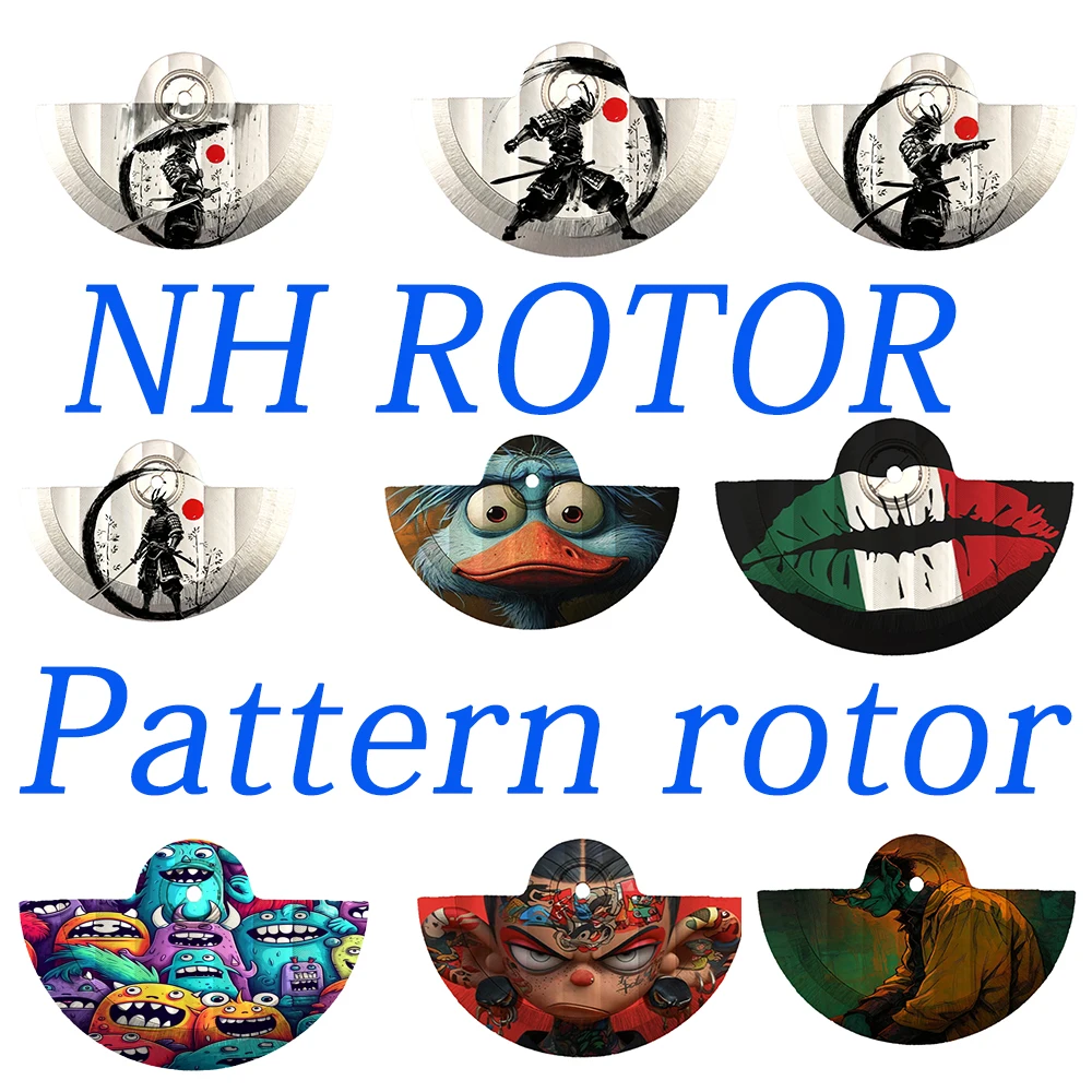 Watch Movement Rotor High Precision 316l Pattern Rotors Fit NH34 NH35 NH36 NH38 NH70 NH72 Movement Watch Accessories