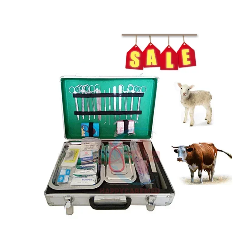 Cheap And Fine Large Animals Cattle/horse Etc.operation Instruments/veterinary Surgical Instrument KitHot Sales