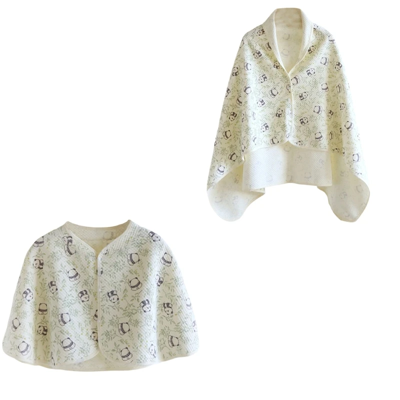 Y4UD Breastfeeding Privacy Cloak Super Soft Cotton Nursing Shawl Lightweight Nursing for Sensitive Skin Maternity Essential