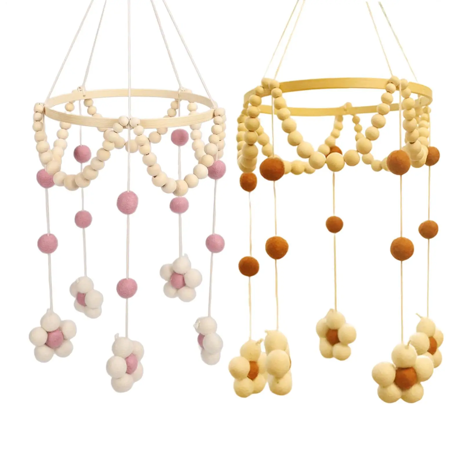 Mobiel voor babybed Bel Ophangbaar speelgoed met bel Decoratie voor wieg Kinderbox Kamer Meisjes Jongens Overhead Nachtkastje Slaapkamer