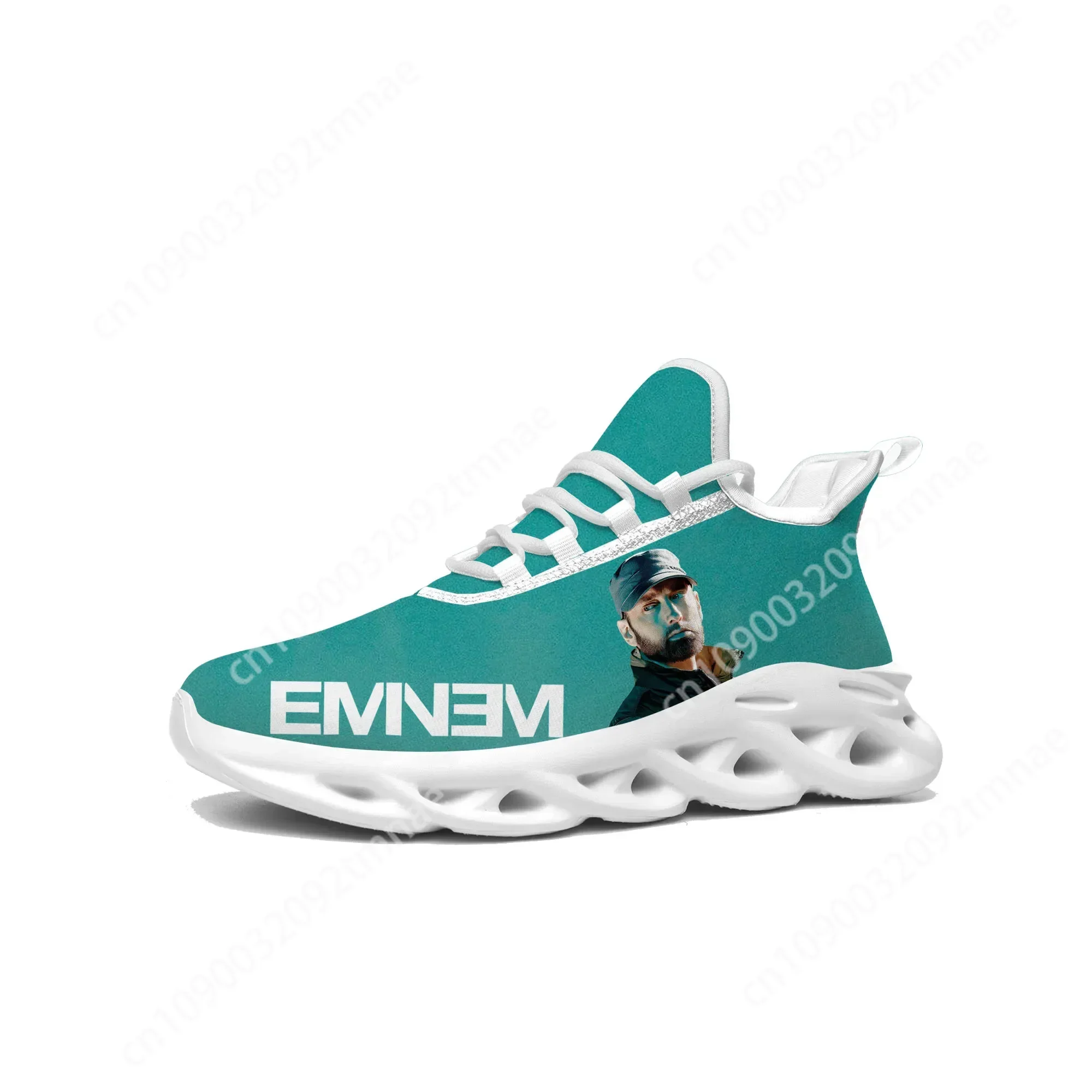 Eminem Hip Hop Rap Flats Sneakers Mens Womens Sports Running Shoes High Custom Sneaker Lace Up Mesh Footwear Tailor-made Shoe