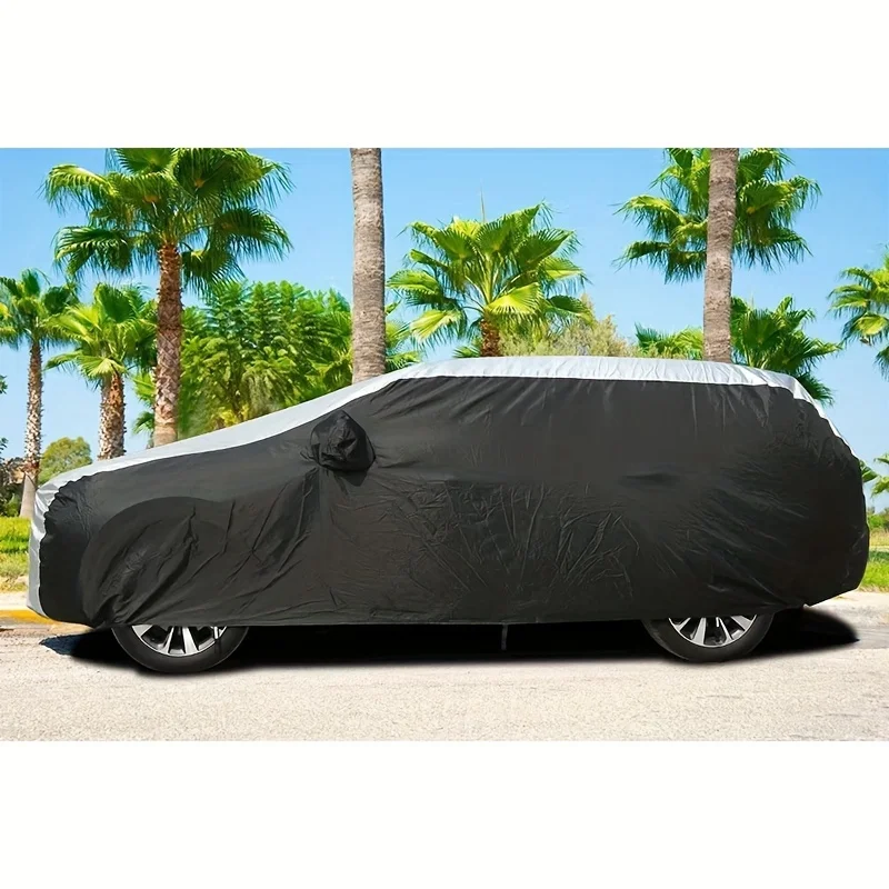 170-209 Universal Fit All-Weather SUV Car Cover - Waterproof, Breathable,Wind Protection - Durable, Full Exterior Coverage